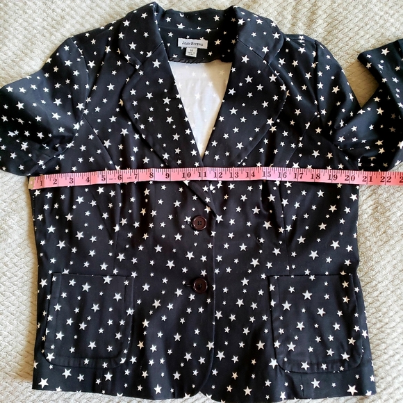 Vintage Star Semi Cropped Blazer Y2K Joan Rivers - Picture 13 of 15